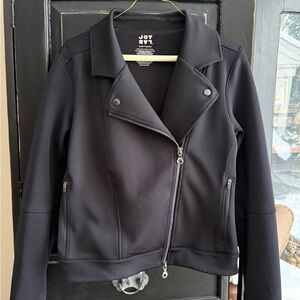 JoyLab black moto jacket in excellent condition!